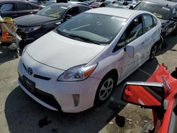 Salvage cars for sale at Martinez, CA auction: 2012 Toyota Prius