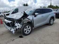 Salvage cars for sale at Miami, FL auction: 2021 Toyota Highlander L