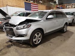 Salvage cars for sale at Anchorage, AK auction: 2013 Audi Q7 Premium Plus