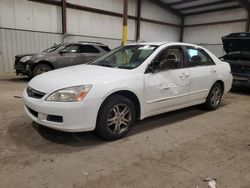 Salvage cars for sale from Copart Pennsburg, PA: 2007 Honda Accord SE