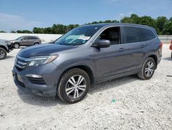 Salvage cars for sale at New Braunfels, TX auction: 2016 Honda Pilot EX