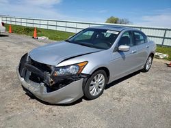 Salvage cars for sale at Mcfarland, WI auction: 2009 Honda Accord EXL