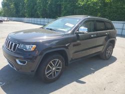 Jeep Cherokee salvage cars for sale: 2017 Jeep Grand Cherokee Limited
