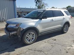 Salvage cars for sale at Tulsa, OK auction: 2017 Ford Explorer XLT