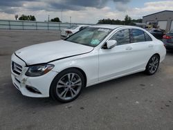 Salvage cars for sale at Dunn, NC auction: 2016 Mercedes-Benz C300