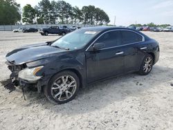 Salvage cars for sale from Copart Loganville, GA: 2014 Nissan Maxima S