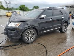 Salvage cars for sale at Lebanon, TN auction: 2018 Ford Explorer Platinum