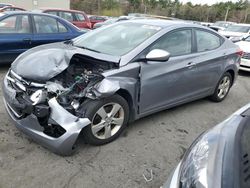 Salvage cars for sale at Exeter, RI auction: 2012 Hyundai Elantra GLS