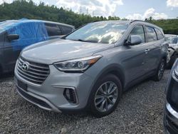 Salvage cars for sale at West Mifflin, PA auction: 2017 Hyundai Santa FE SE