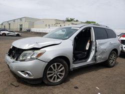 Salvage cars for sale at New Britain, CT auction: 2015 Nissan Pathfinder S