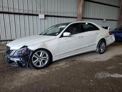 Salvage cars for sale from Copart Houston, TX: 2011 Mercedes-Benz E 350