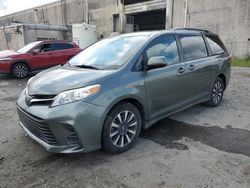 Salvage cars for sale from Copart Fredericksburg, VA: 2018 Toyota Sienna LE