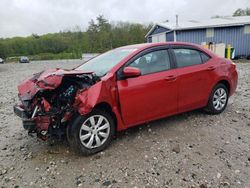 Salvage cars for sale at West Warren, MA auction: 2014 Toyota Corolla L