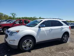 Salvage cars for sale from Copart Des Moines, IA: 2016 Chevrolet Equinox LTZ