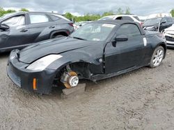 Salvage cars for sale at Duryea, PA auction: 2004 Nissan 350Z Roadster