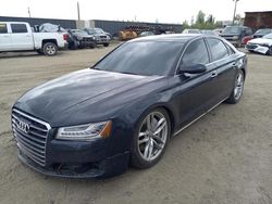 Salvage cars for sale at Anchorage, AK auction: 2015 Audi A8 Quattro
