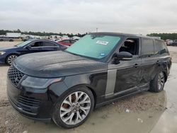 Salvage cars for sale from Copart Houston, TX: 2018 Land Rover Range Rover HSE