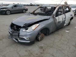Salvage cars for sale at Martinez, CA auction: 2017 Infiniti QX50