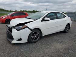 Vehiculos salvage en venta de Copart Ottawa, ON: 2018 Toyota Corolla L