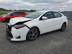 Salvage cars for sale from Copart Ottawa, ON: 2018 Toyota Corolla L