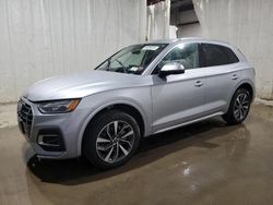 Salvage cars for sale at Central Square, NY auction: 2021 Audi Q5 Premium