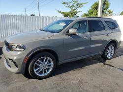 Dodge Durango gt salvage cars for sale: 2022 Dodge Durango GT