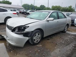 Salvage cars for sale at Columbus, OH auction: 2002 Toyota Camry LE