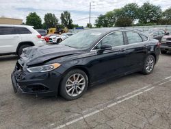 Salvage cars for sale from Copart Moraine, OH: 2017 Ford Fusion SE