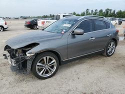 Salvage cars for sale at Houston, TX auction: 2011 Infiniti EX35 Base