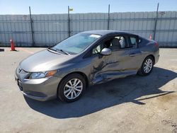 Salvage cars for sale at Antelope, CA auction: 2012 Honda Civic EX