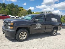 Salvage cars for sale at Mendon, MA auction: 2015 Chevrolet Silverado C1500