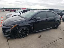 Salvage cars for sale at Grand Prairie, TX auction: 2022 Toyota Corolla SE