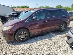 Salvage cars for sale from Copart Columbus, OH: 2013 Honda Odyssey EXL