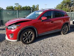 Salvage cars for sale from Copart Riverview, FL: 2016 Mazda CX-5 GT