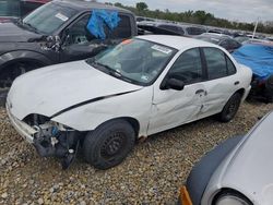Chevrolet salvage cars for sale: 2001 Chevrolet Cavalier Base