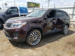Salvage cars for sale from Copart Chicago Heights, IL: 2014 KIA Sorento LX