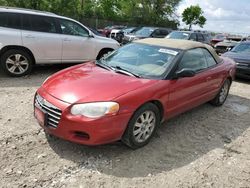 Salvage cars for sale from Copart Cicero, IN: 2004 Chrysler Sebring GTC