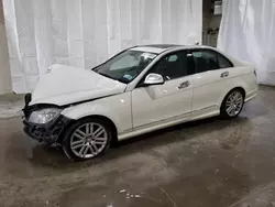 Salvage cars for sale at Leroy, NY auction: 2009 Mercedes-Benz C 300 4matic