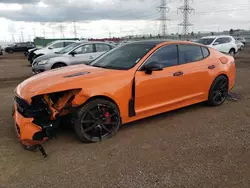 Salvage cars for sale at Elgin, IL auction: 2019 KIA Stinger GT