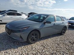 Salvage cars for sale at Temple, TX auction: 2022 Hyundai Elantra Blue