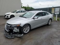 Salvage cars for sale at Duryea, PA auction: 2022 Chevrolet Malibu LT