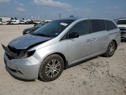 Salvage cars for sale at Houston, TX auction: 2011 Honda Odyssey EXL
