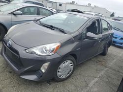 Salvage cars for sale from Copart Vallejo, CA: 2016 Toyota Prius C