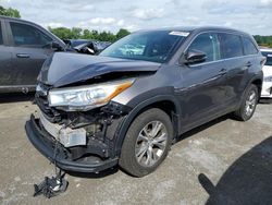 Vehiculos salvage en venta de Copart Cahokia Heights, IL: 2015 Toyota Highlander XLE