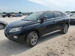 Salvage cars for sale at San Antonio, TX auction: 2013 Lexus RX 450