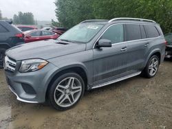 Salvage cars for sale from Copart Arlington, WA: 2017 Mercedes-Benz GLS 550 4matic