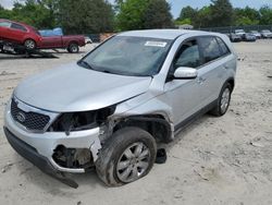 Salvage cars for sale from Copart Madisonville, TN: 2012 KIA Sorento Base