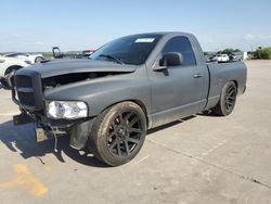 Salvage cars for sale at Grand Prairie, TX auction: 2003 Dodge RAM 1500 ST