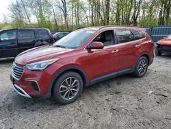 Salvage cars for sale at Candia, NH auction: 2017 Hyundai Santa FE SE