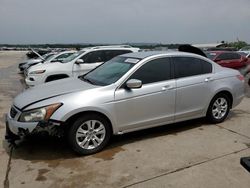 Salvage cars for sale at Grand Prairie, TX auction: 2009 Honda Accord LXP